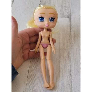 Blonde hair Young Girl doll toy accessory figure